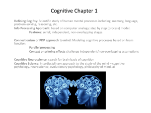 Cognitive Chapter 1