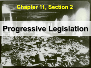 Progressive Legislation