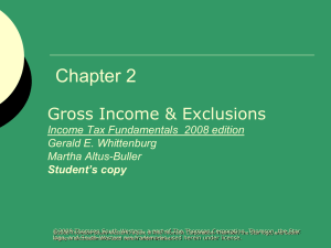 Income Tax Fundamentals 2008 edition Gerald E. Whittenburg