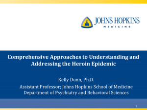 Comprehensive Approaches to Addressing the Heroin