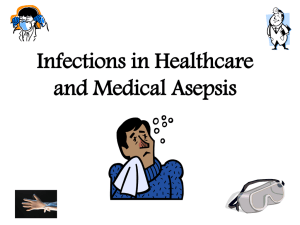 Infections in Healthcare and Medical Asepsis