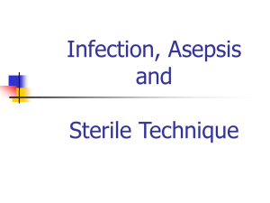 Infection, Asepsis