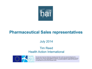 Pharmaceutical Sales Representatives