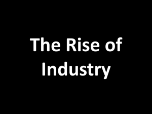 The Rise of Industry
