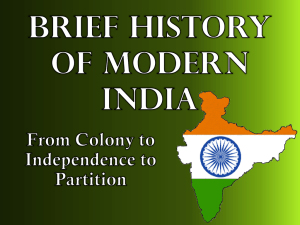 Brief History of Modern India