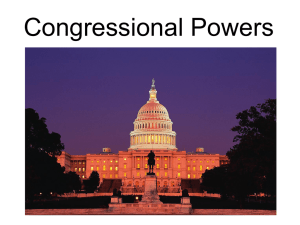 Congress has the power to