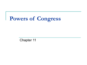 Powers of Congress