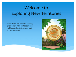 ENT ppt - KeysExploringNewTerritories