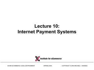 Internet Payment Systems