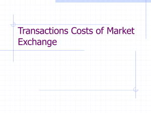 Transactions costs