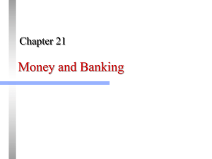 Money and Banking - Porterville College