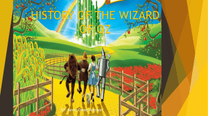 history of the wizard of oz