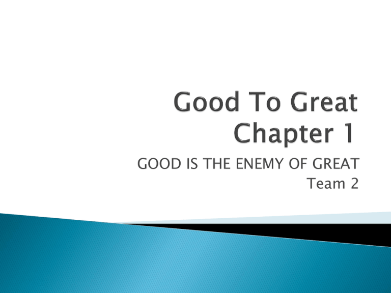 good-to-great-chapter-1