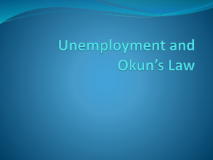Unemployment and Okun*s Law
