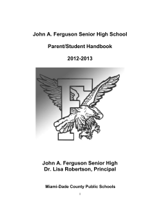 Parent/Student Handbook 2012-2013