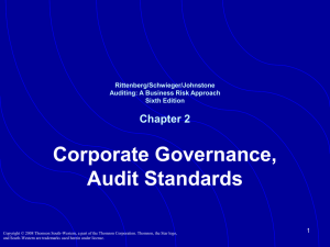 Overview of Audit Process: A Standards