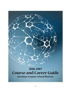 This Course and Career Guide is an important tool for students in