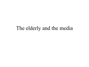 The elderly and the media