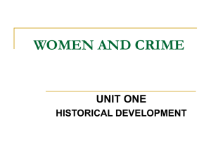 women and crime