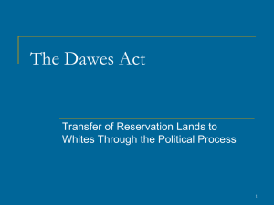 The Dawes Act