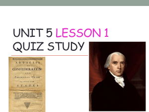 Unit 5 Lesson 1 Quiz Study Guide