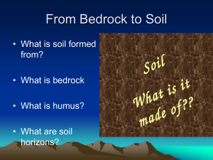 From Bedrock to Soil
