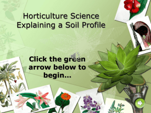 Explaining a Soil Profile - SIU