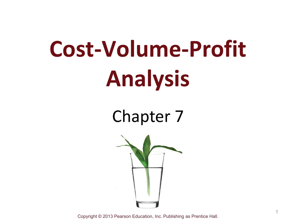 When Graphing Cost Volume Profit Data On A Cvp Chart