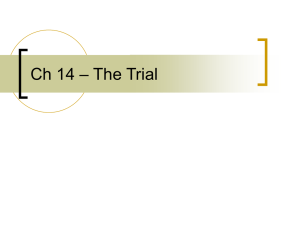 Ch 14 – The Trial