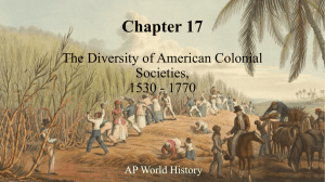 Diversity of American Colonies [CH 17] PPT