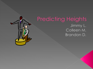 Predicting Heights