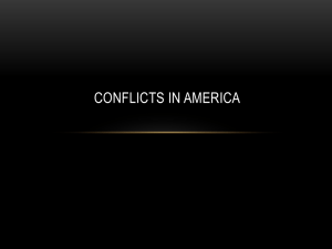 Conflicts in America