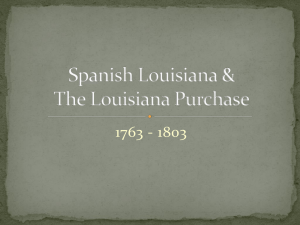 Spanish Louisiana ppt - KST Louisiana Studies Wiki