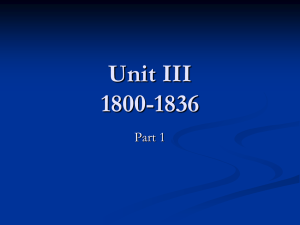 Unit III 1800-1836 - Grosse Pointe Public School System