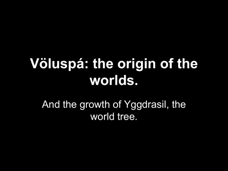 How Was The World Created According To Norse Mythology