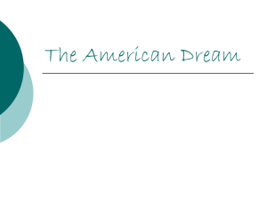 The American Dream