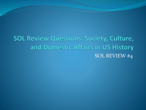 SOL Review Test #5 - pams