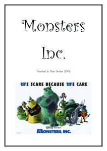 Monsters Inc - Ms Place Teaches