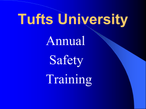 Tufts Annual Safety Training