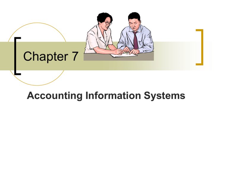 Accounting Information Systems