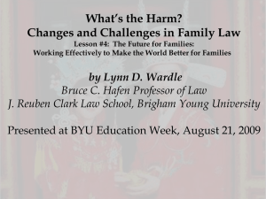 What's the Harm? - J. Reuben Clark Law School