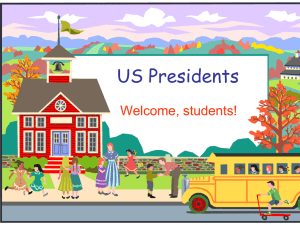 US Presidents - First Grade Class
