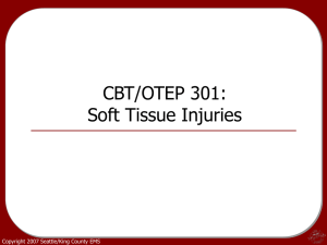 Soft Tissue Injuries