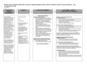 wnep logic model for educational programming related to whole