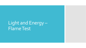 Light and Energy * Flame Test