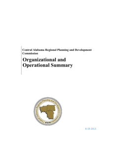 Organizational and Operational Summary