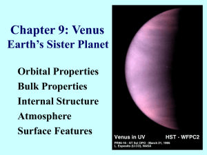 Venus--UV and Radar