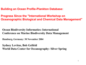 Building ocean profile-plankton database: Progress since the first