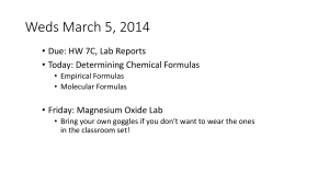 Empirical formula