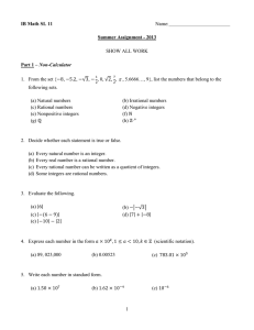 IBS Math 11